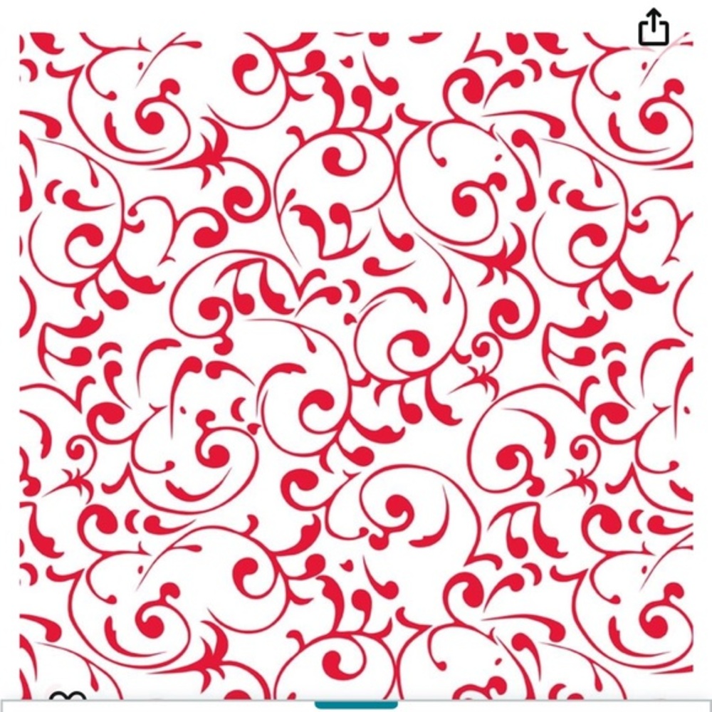 NEW! CONTACT Self Adhesive Shelf/Drawer Liner in Red/White 18 inch x 24 feet
